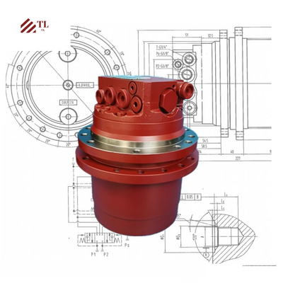 Części zamienne koparki PC40-5 Final Drive 20S-60-22101 Travel Motor Assy For Komatsu